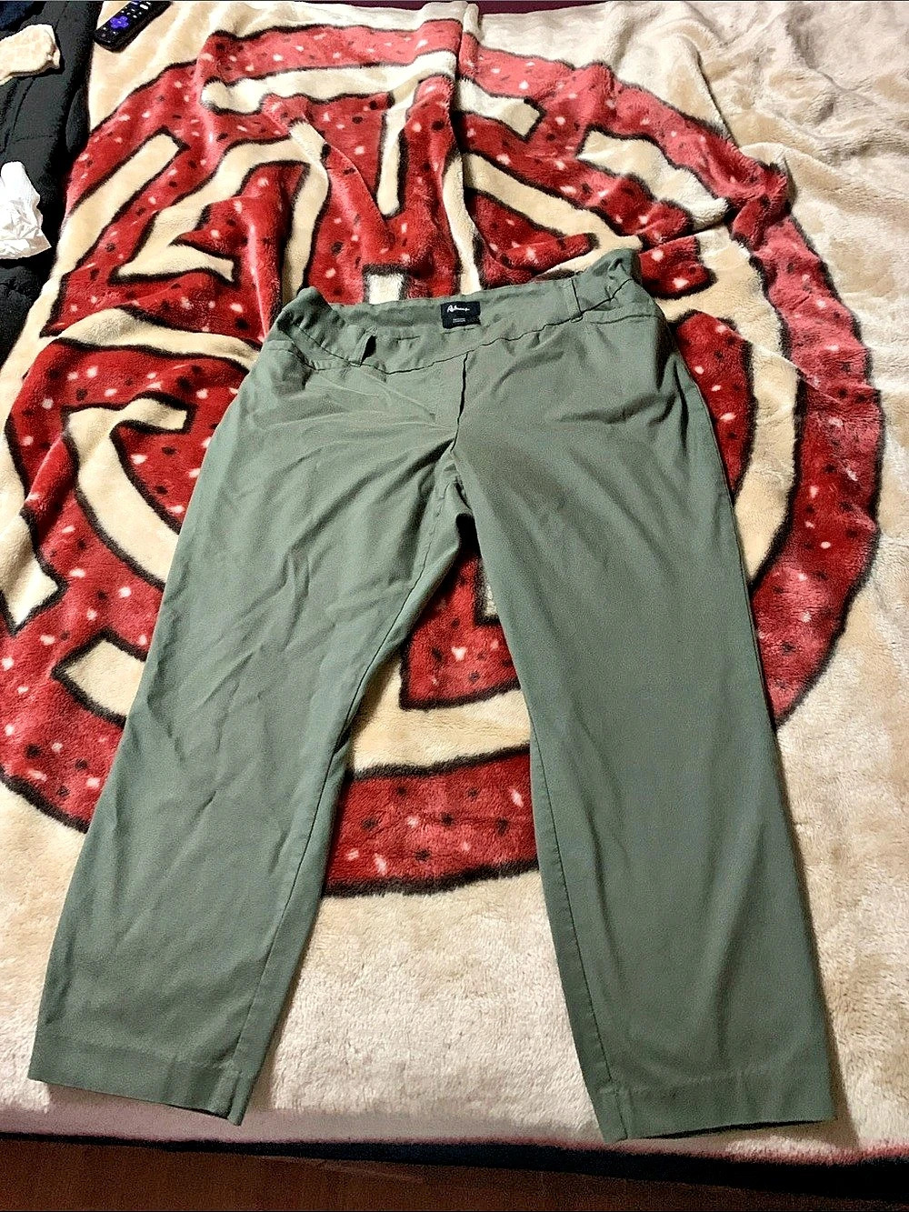 Reitmans The Iconic Slim-Leg High-Rise Ankle Pant Pants Green 20 Petite